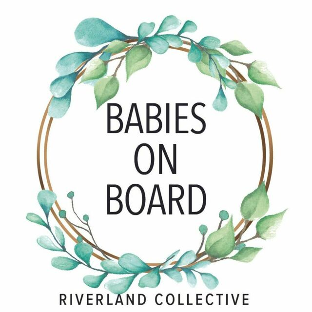 Babies on Board Sticker Eucalyptus