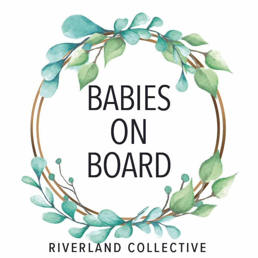 Babies on Board Sticker Eucalyptus