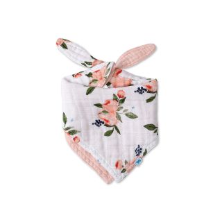 Little Unicorn | Reversible Bandana Bib - Watercolour Roses