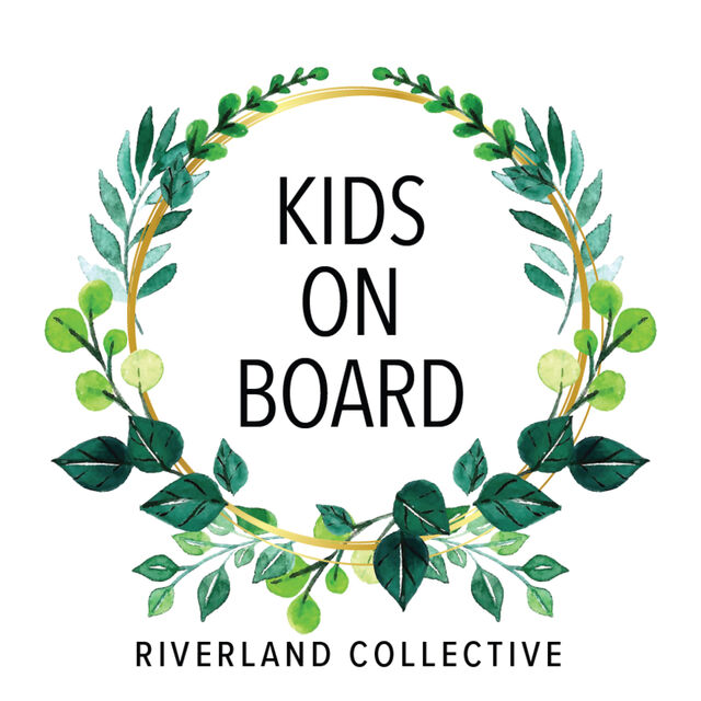 Kids On Board Sticker Sign Forest Foliage