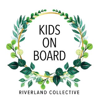 Kids On Board Sticker Sign Forest Foliage
